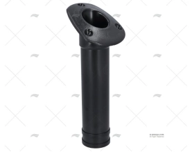 PORTACANAS EMBUTIDO.S/T 40mm PVC PRETO