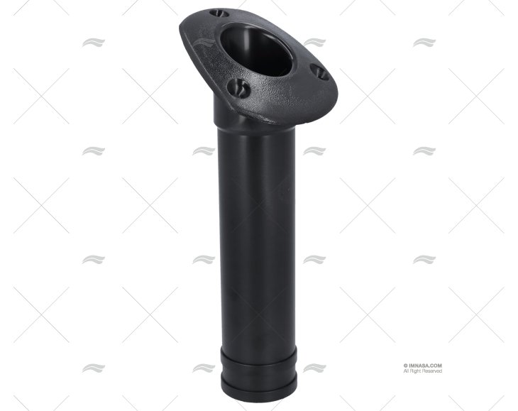 PORTACANAS EMBUTIDO.S/T 40mm PVC PRETO