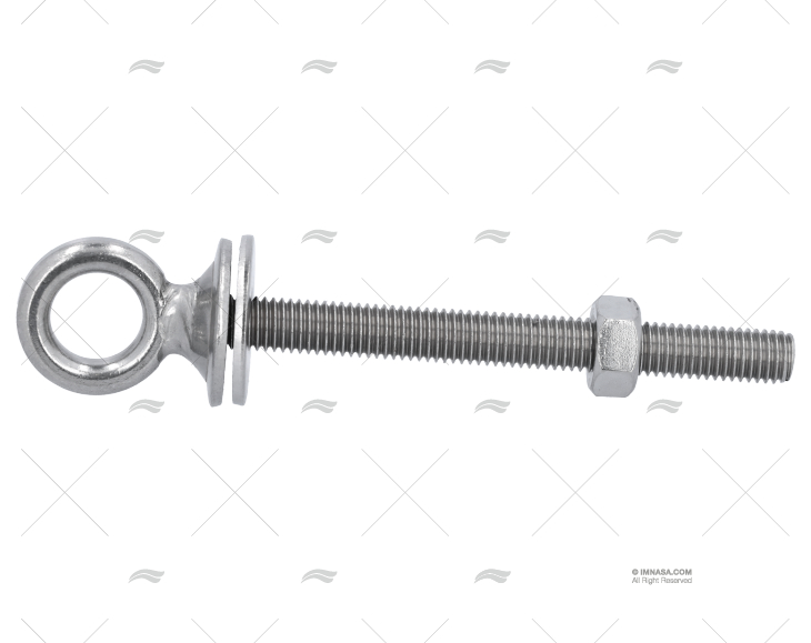 CÂNCAMO INOX COM OLHAL 10mm