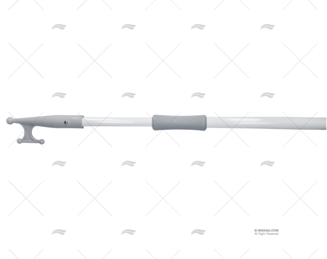 WHITE TELESCOPING BOATHOOK 1200-2100mm