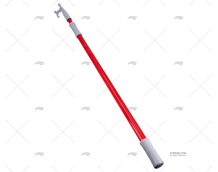 RED TELESCOPING BOATHOOK 1200-2100mm