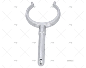 SCALMIERA REMO 48 DIAMETRO  ASSE 10 BRONZO CROMATO