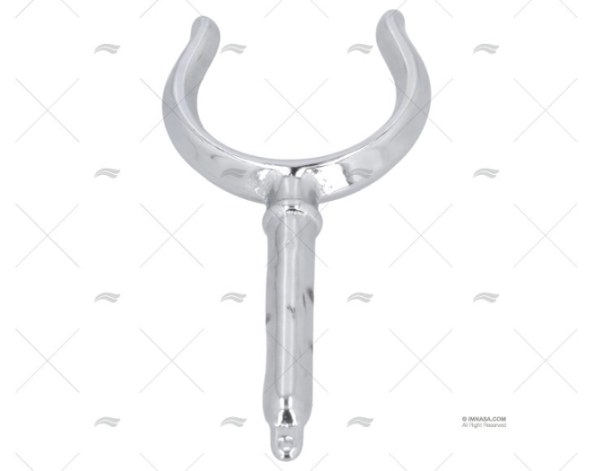 SCALMIERA REMO 52 Ø  ASSE 12 BRONZO CROMATO