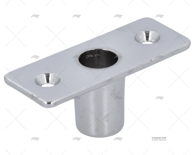 BASE CHUMACEIRA 25X60   EIXO 12 BRONZE CROMADO