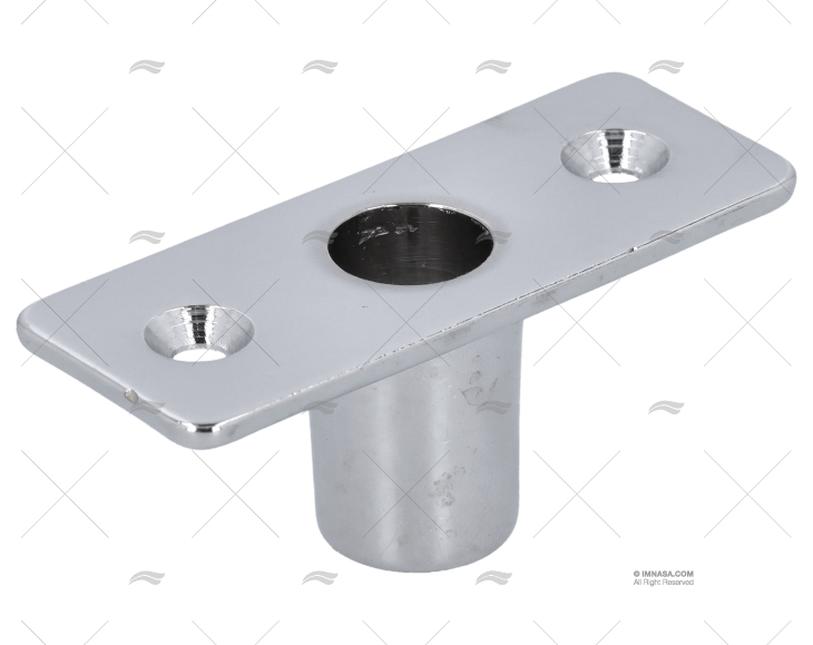 BASE CHUMACEIRA 25X60   EIXO 12 BRONZE CROMADO