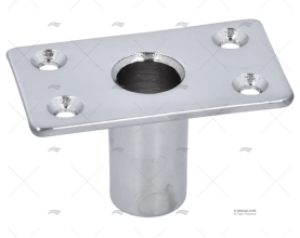 BASE SCALMIERA 35X60   ASSE 14 BRONZO CROMATO