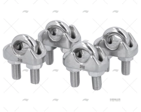 FERMACAVI INOX 10mm (4pz)