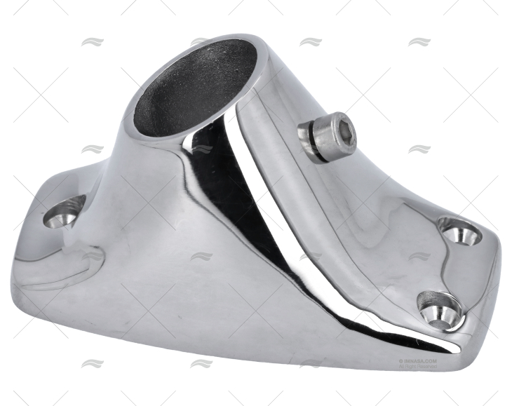 BASE HASTE BANDEIRA INOX 25mm
