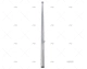 STAINLESS STEEL FLAG MAST  750mm