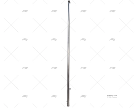 ASTA BANDERA INOX 1200mm
