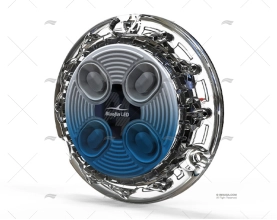 LUZ PIRANHA P4 2000LM 12/24 PRETO/AZUL POLY BLUEFIN