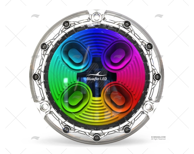 LUCE PIRANHA P4 200LM 12/24V COLORI POLY BLUEFIN