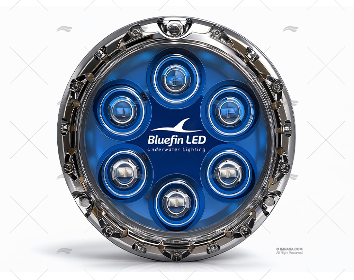 LUCE PIRANHA P12 8000LM 12/24V BLU BLUEFIN