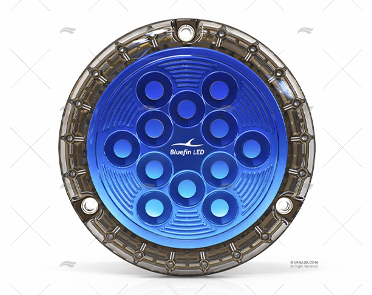 SVĚTLO PIRANHA P24 12000LM 12/24V MODRÁ BLUEFIN