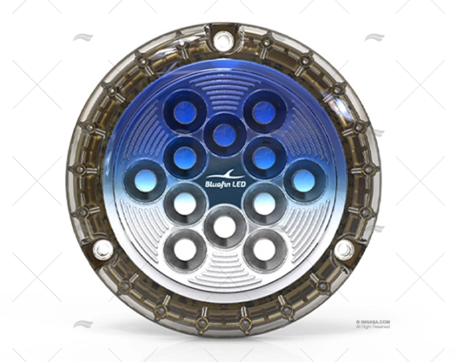 LUZ PIRANHA P24 12000LM 12/24V BLAN/AZUL BLUEFIN