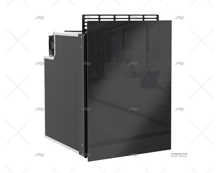 GELEIRA  49L GAVETA CRISTAL PRETO ISOTHERM
