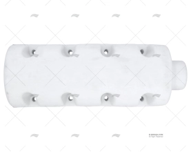 PARABORDO BANCHINA BIANCA TWEEL"U" 50X20cm IMNASA