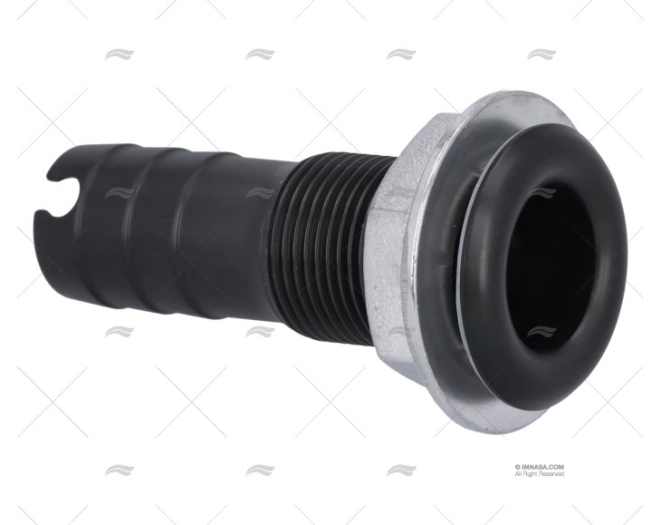 MEGA PRO PASSASCAFO NERO INOX 316 3/4" MARINE TOWN