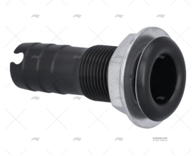 MEGA PRO PASSACASCO PRETO INOX 316 3/4" MARINE TOWN