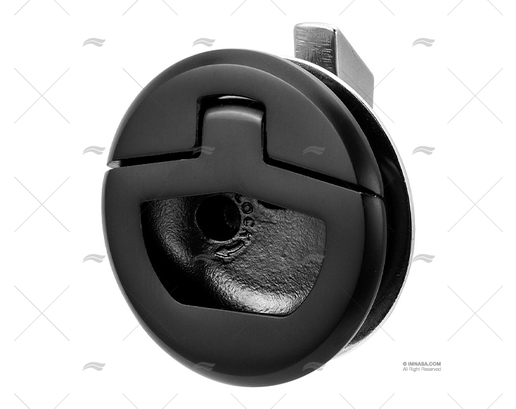 HATCH LATCH BLACK SS 316 W/ LOCK 2\" MARINE TOWN