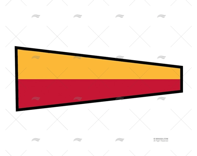 FLAG NUM.7 30x45Cm (IDENT.CHARTER) ADRIA BANDIERE