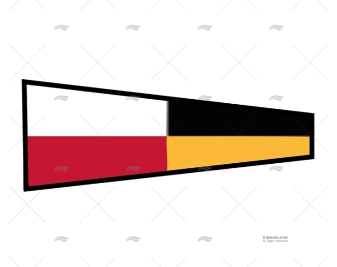 FLAG NO.8 30x45Cm (ID.CHARTER) ADRIA BANDIERE