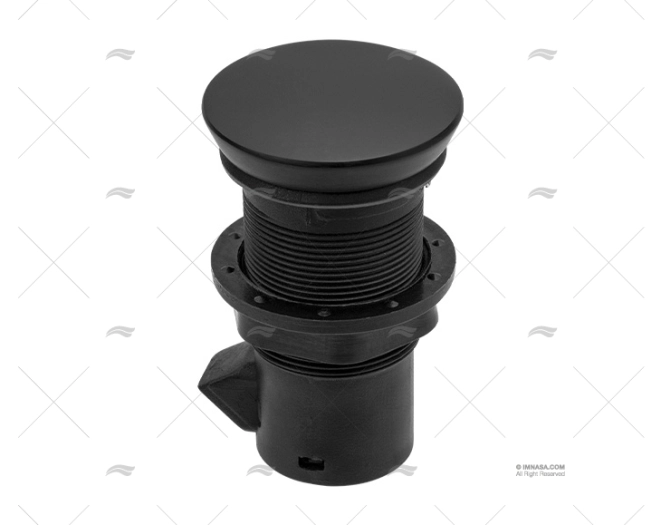 CIERRE PULSANTE NEGRO INOX 316 MARINE TOWN