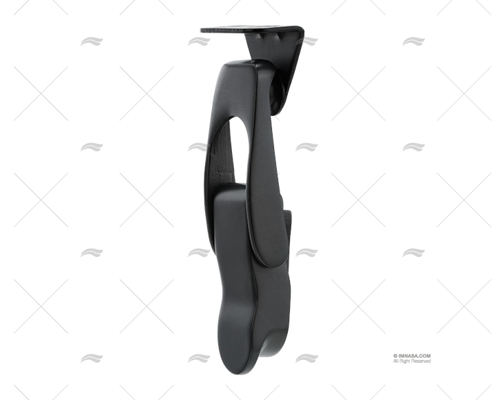 CHIUSURA NERA 91mm 90º INOX 316 MARINE TOWN