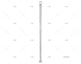 MASTIL ESKI INOX 1753mm