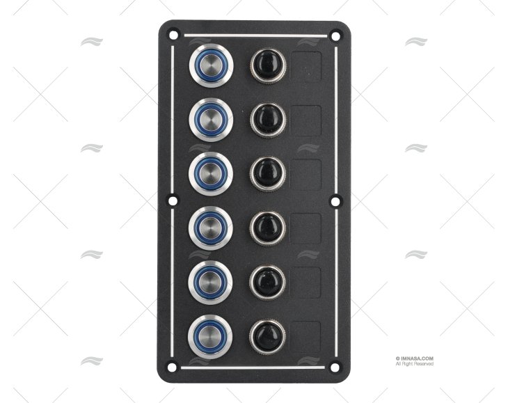 PANEEL 6 OMSCHAKELAARS 152x86mm