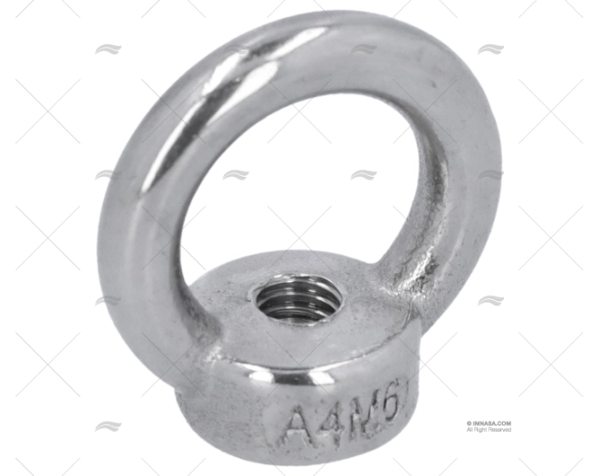 ARGOLA COM ROSCA INOX  6mm (1un)