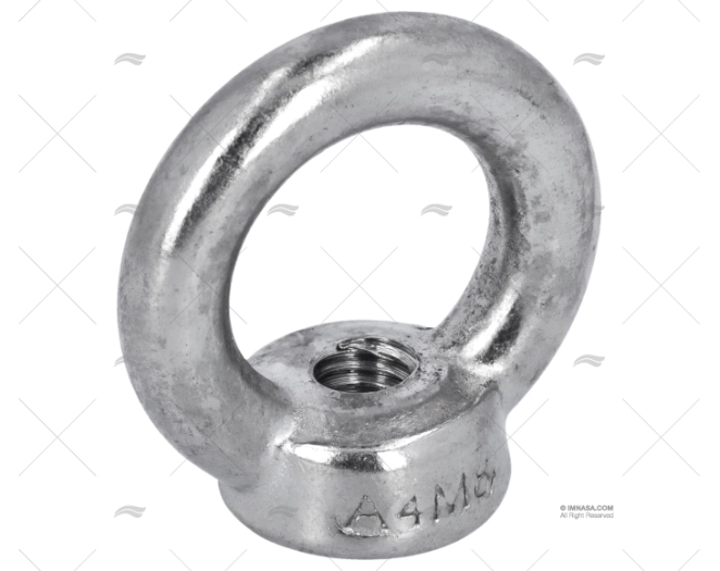 ARGOLA COM ROSCA INOX  8mm