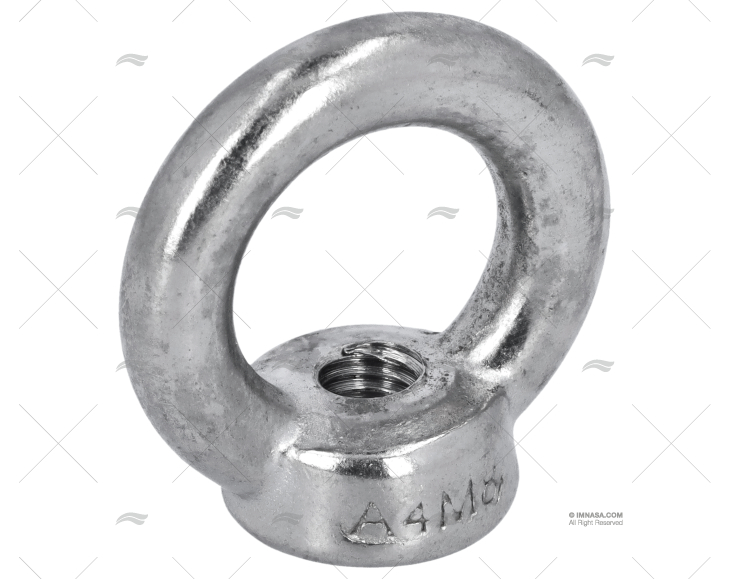 ANELLO CON FILETTATURA INOX  8mm