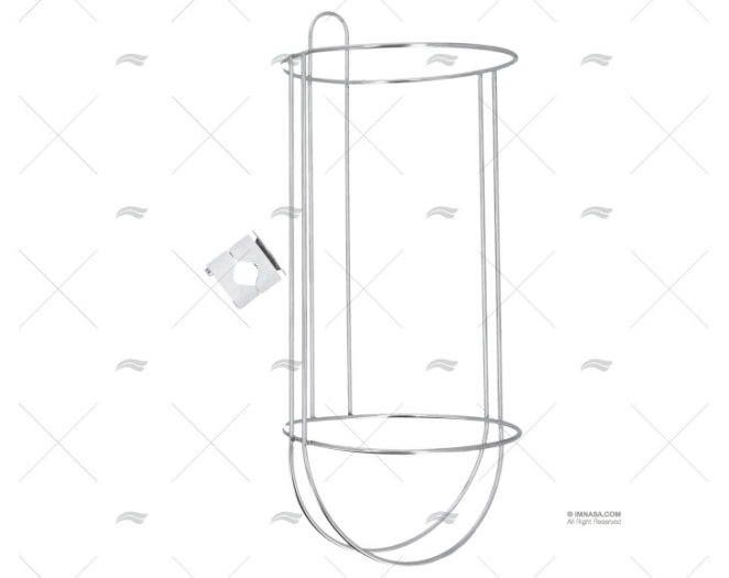 PORTA PARABORDI 195x320-425mm INOX