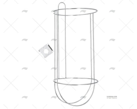 PORTA PARABORDI 195x320-425mm INOX