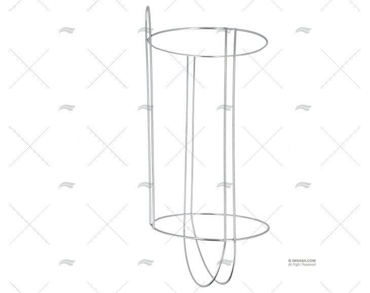 PORTA PARABORDI 260x420-550mm INOX