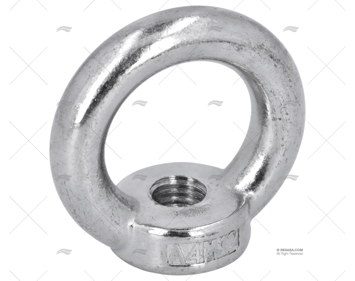 EYE NUT WITH THREAT S.S. 12mm