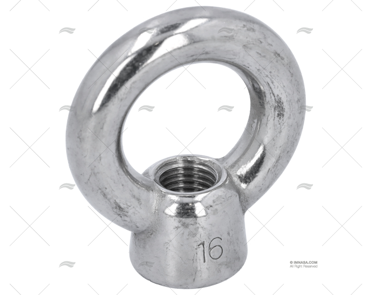 ANELLO C/FILETTATURA INOX AISI 316 M16