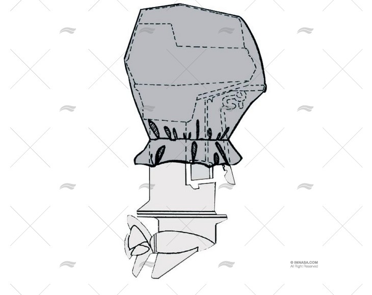 COVER FOR OUTBOARD 15-30 HP 56x40x28