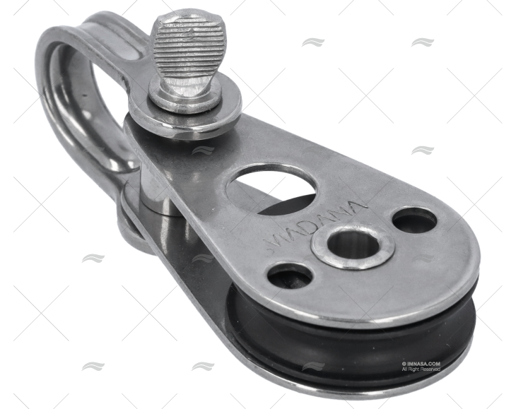 PULEGGIA PER CAVO 2,5mm/25mm INOX VIADANA