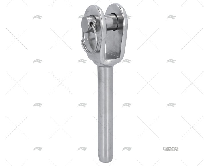 TERMINALE FORCELLA INOX-316  8mm