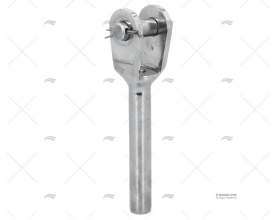 TERMINALE FORCELLA INOX-316 10mm