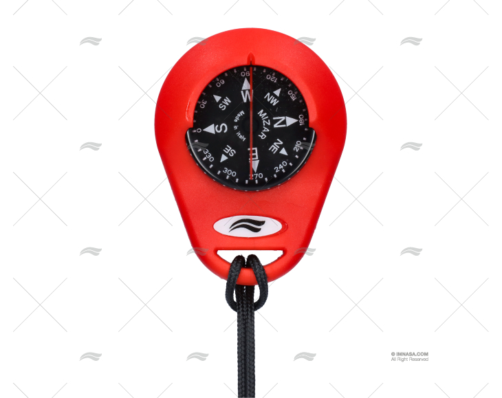 BUSSOLA DA MANO MIZAR ROSSO IMNASA