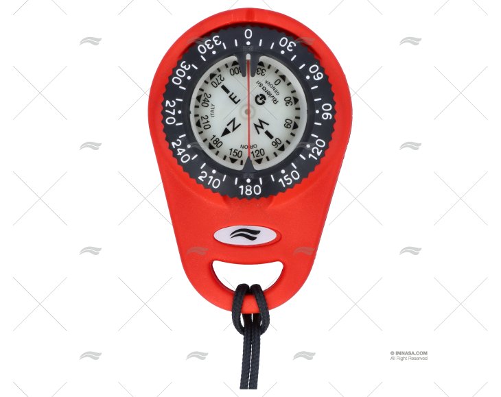BUSSOLA SUBACQUEA 1"7/8 ROTTA ROSSA IMNASA