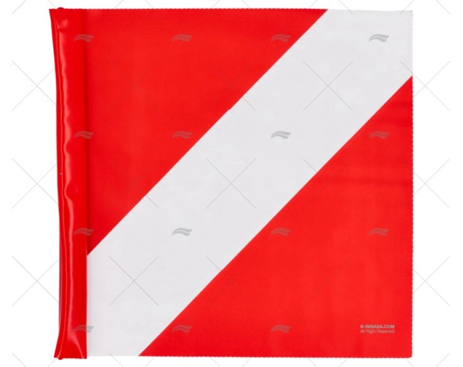 BANDEIRA SUB INT PLÁSTICA  22X 19cm