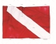 AMERICAN DIVING FLAG PVC 22x19cm