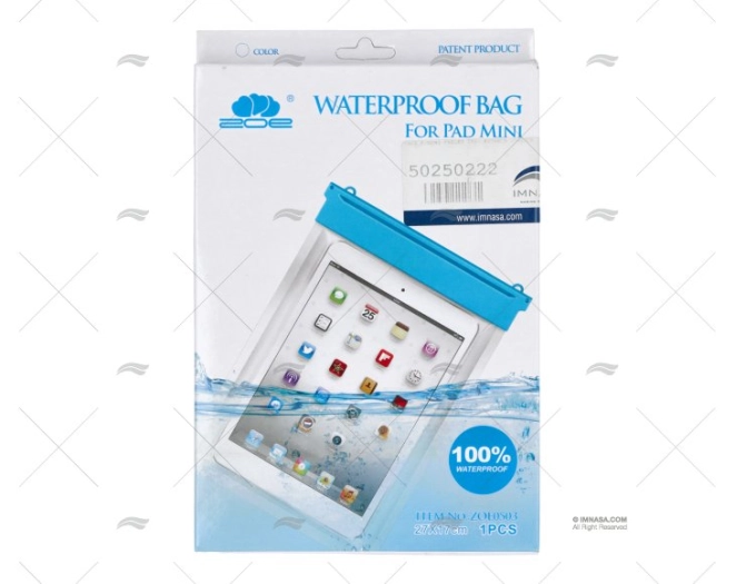 HOUSSE P/MINI TABLET 100% ETANCHE 27x17C