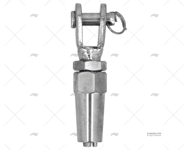 TERMINAL FORQUETA INOX-316  4mm