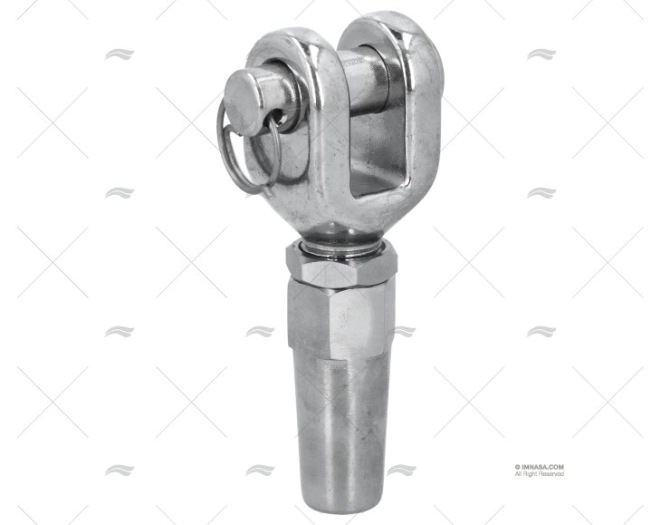 TERMINAL FORQUETA INOX-316  6mm