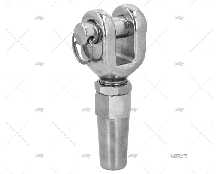 TERMINALE FORCELLA INOX-316  6mm